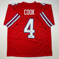 autographed-signed-james-cook-buffalo-red-football-jersey-beckett-bas-coa