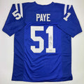 autographed-signed-kwity-paye-indianapolis-blue-football-jersey-beckett-bas-coa