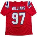autographed-signed-milton-williams-new-england-red-football-jersey-beckett-bas-coa