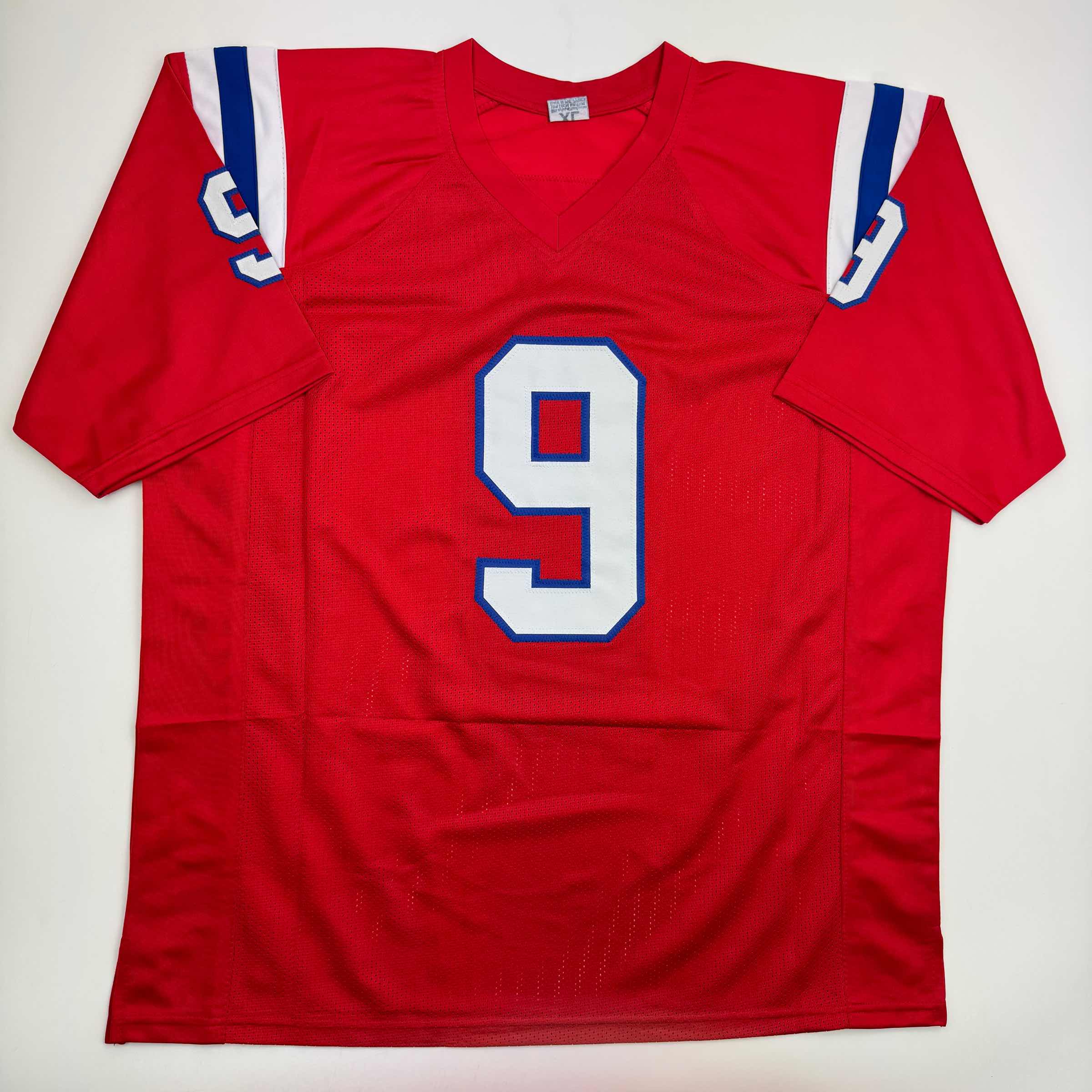 autographed-signed-kayshon-boutte-new-england-red-football-jersey-beckett-bas-coa