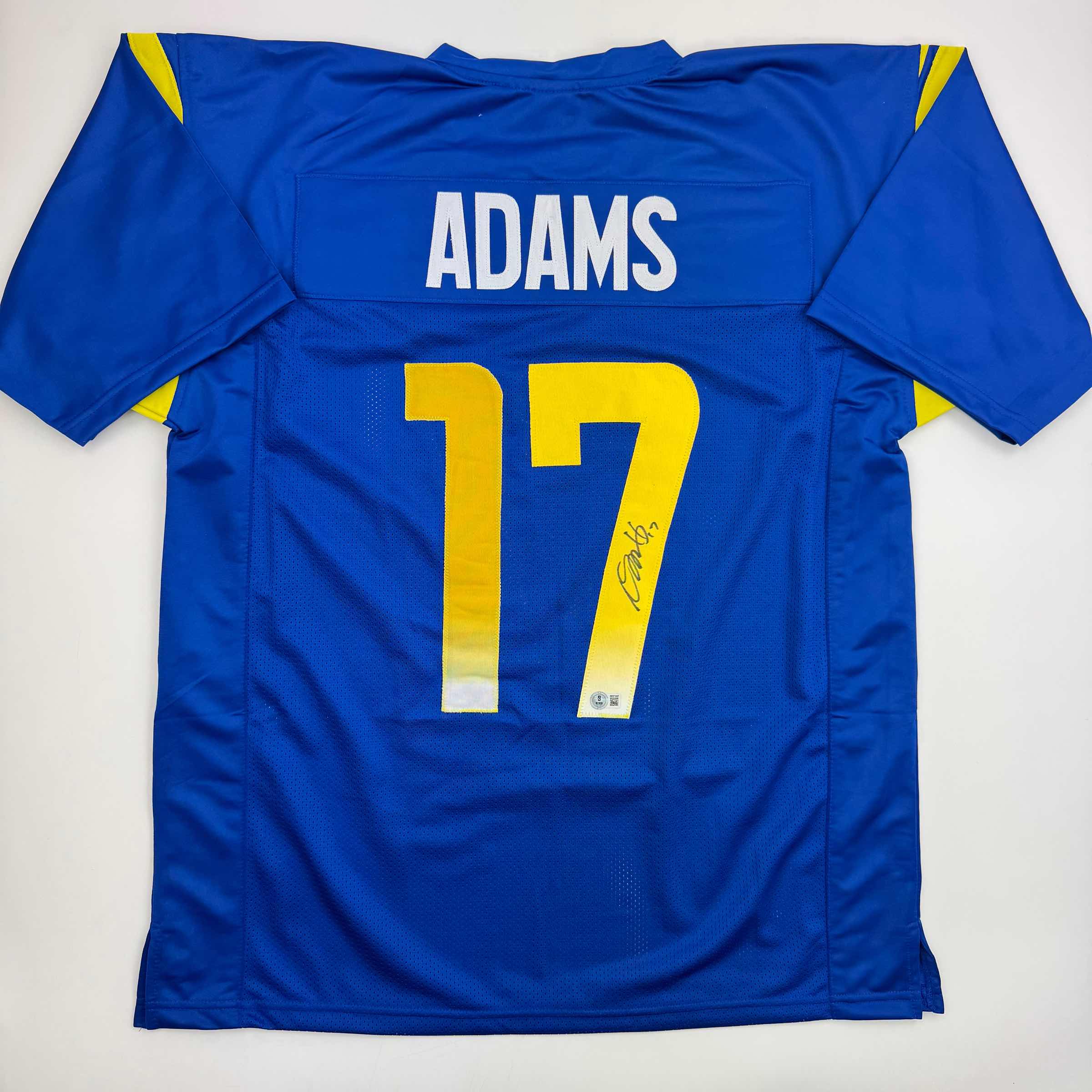 autographed-signed-davante-adams-los-angeles-la-blue-football-jersey-beckett-bas-coa
