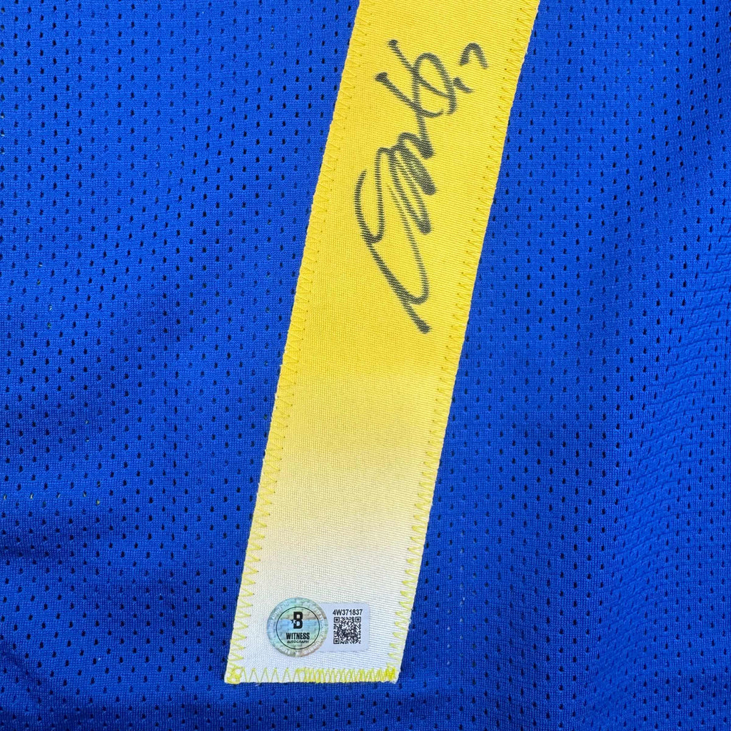 autographed-signed-davante-adams-los-angeles-la-blue-football-jersey-beckett-bas-coa