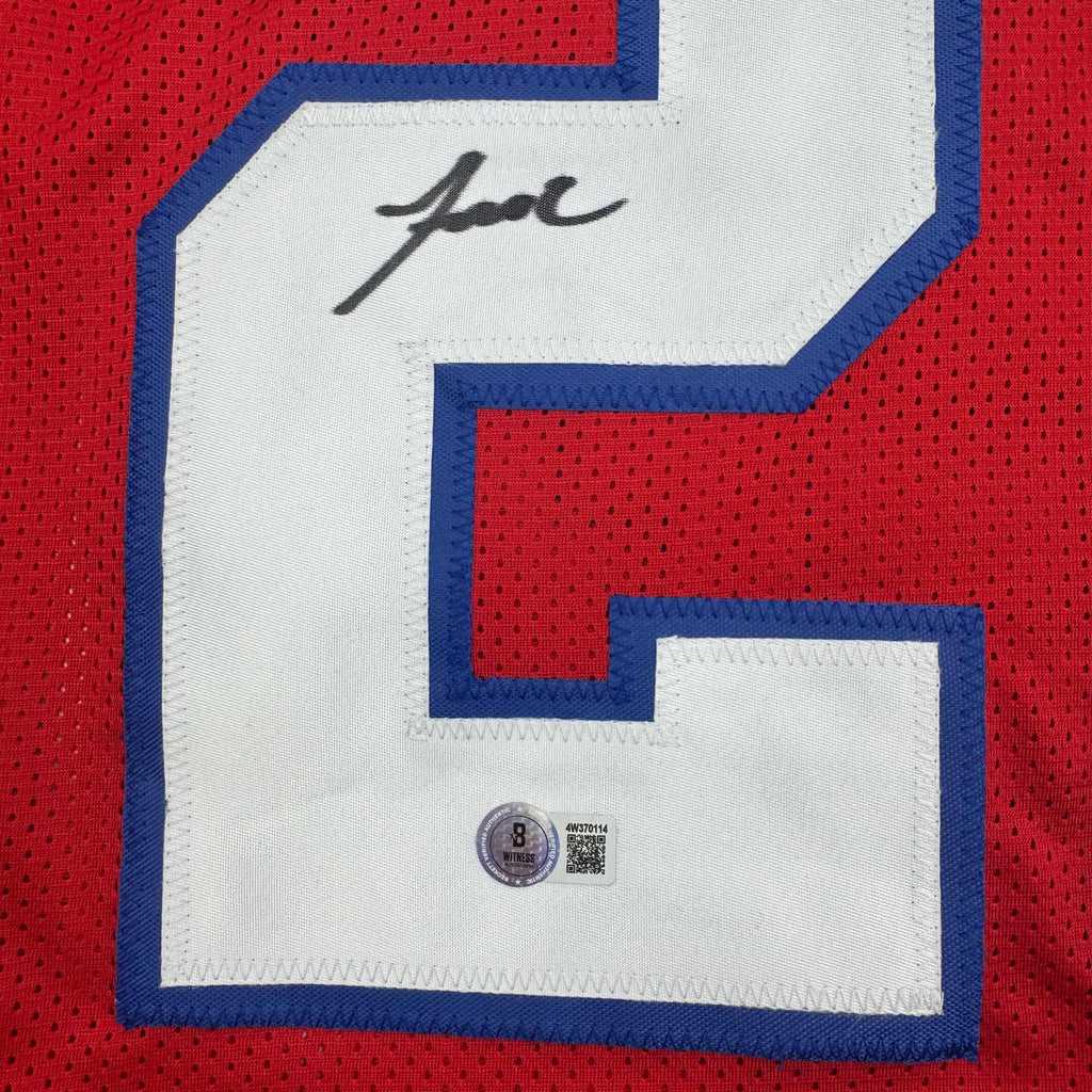 autographed-signed-jaylinn-hawkins-new-england-red-football-jersey-beckett-bas-coa