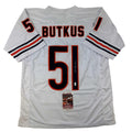 autographed-signed-dick-butkus-chicago-white-football-jersey-jsa-coa
