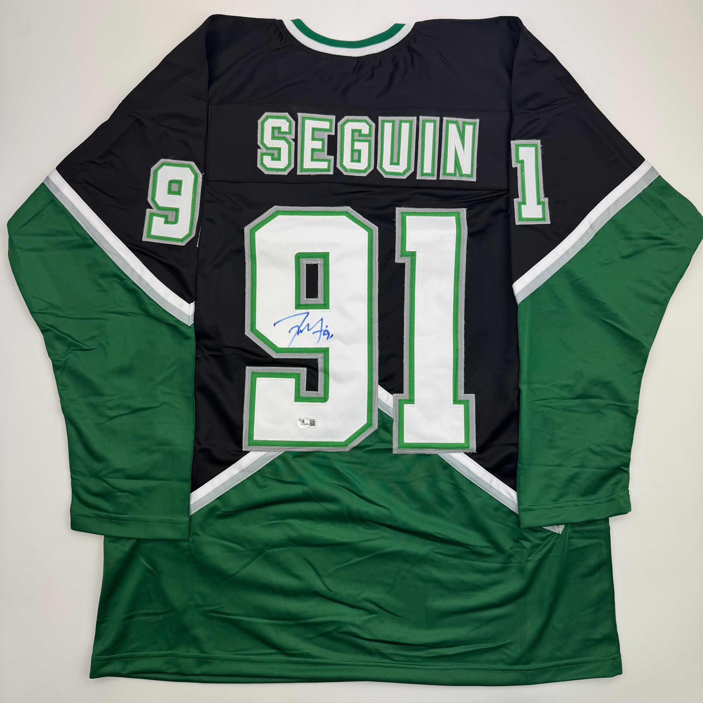 autographed-signed-tyler-seguin-dallas-black-hockey-jersey-beckett-bas-coa