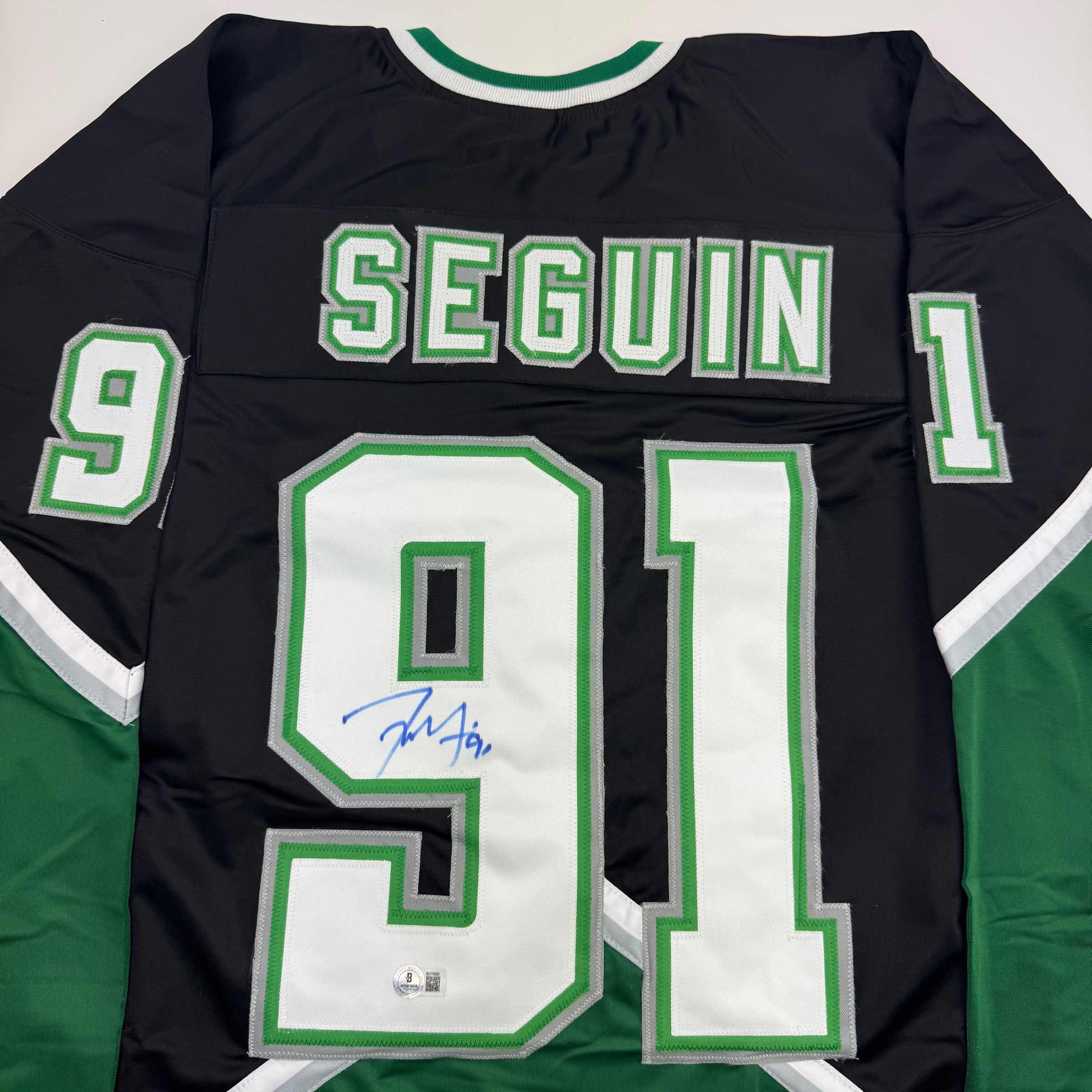 autographed-signed-tyler-seguin-dallas-black-hockey-jersey-beckett-bas-coa