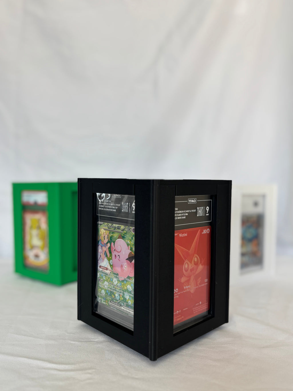 4-sided-rotating-tower-for-graded-card-slabs