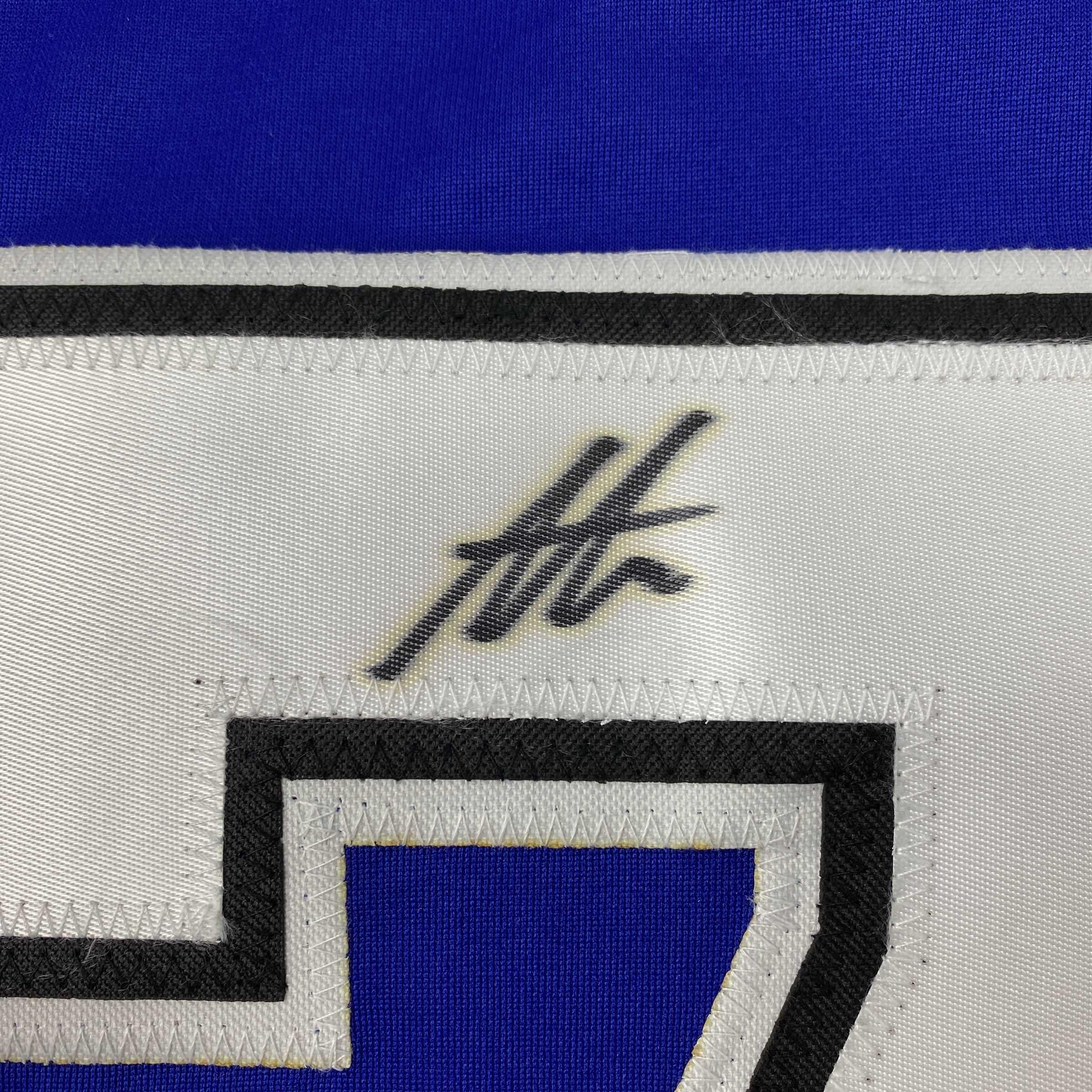 autographed-signed-anthony-cirelli-tampa-bay-blue-hockey-jersey-jsa-coa