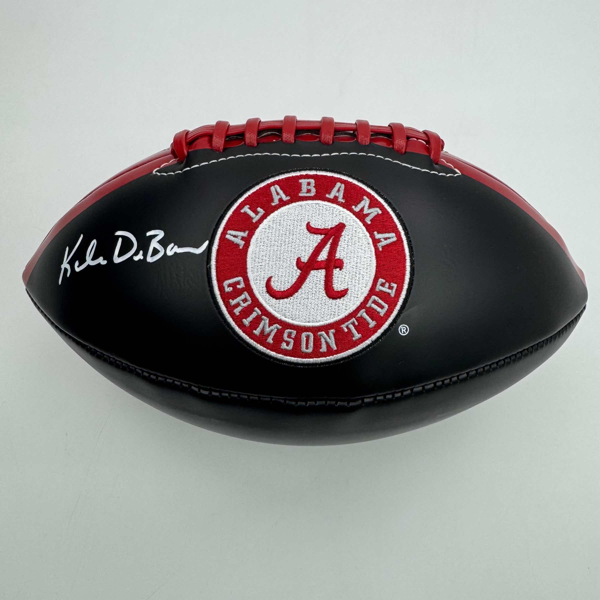 autographed-signed-kalen-deboer-alabama-crimson-tide-full-size-black-logo-college-football-jsa-coa