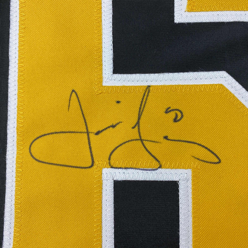 autographed-signed-jaromir-jagr-pittsburgh-black-hockey-jersey-jsa-coa