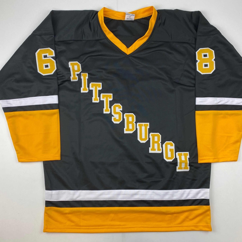 autographed-signed-jaromir-jagr-pittsburgh-black-hockey-jersey-jsa-coa