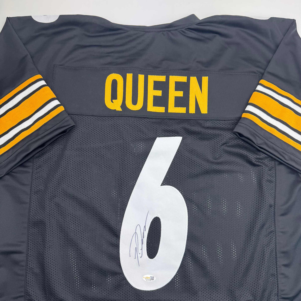 autographed-signed-patrick-queen-pittsburgh-black-football-jersey-jsa-coa