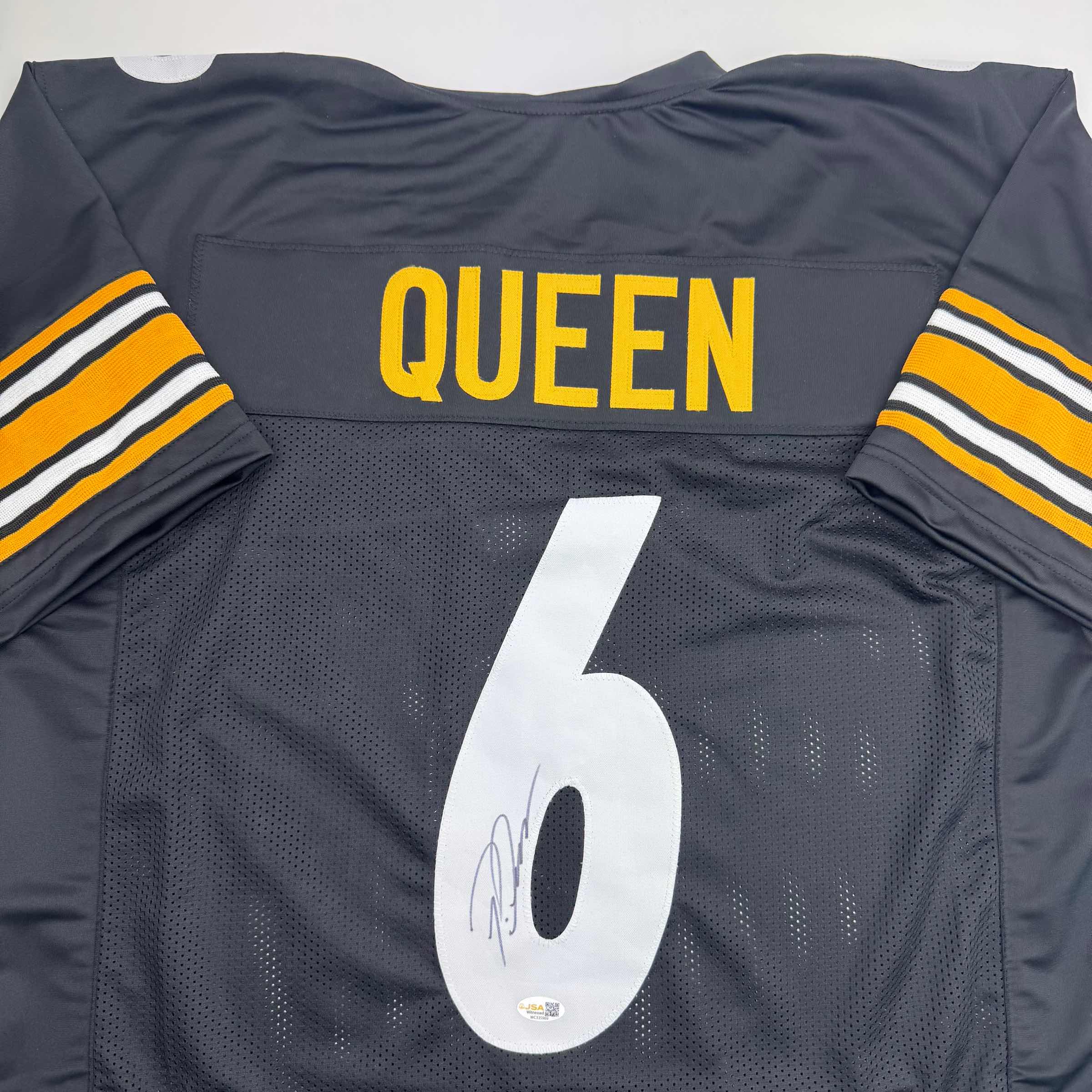 autographed-signed-patrick-queen-pittsburgh-black-football-jersey-jsa-coa