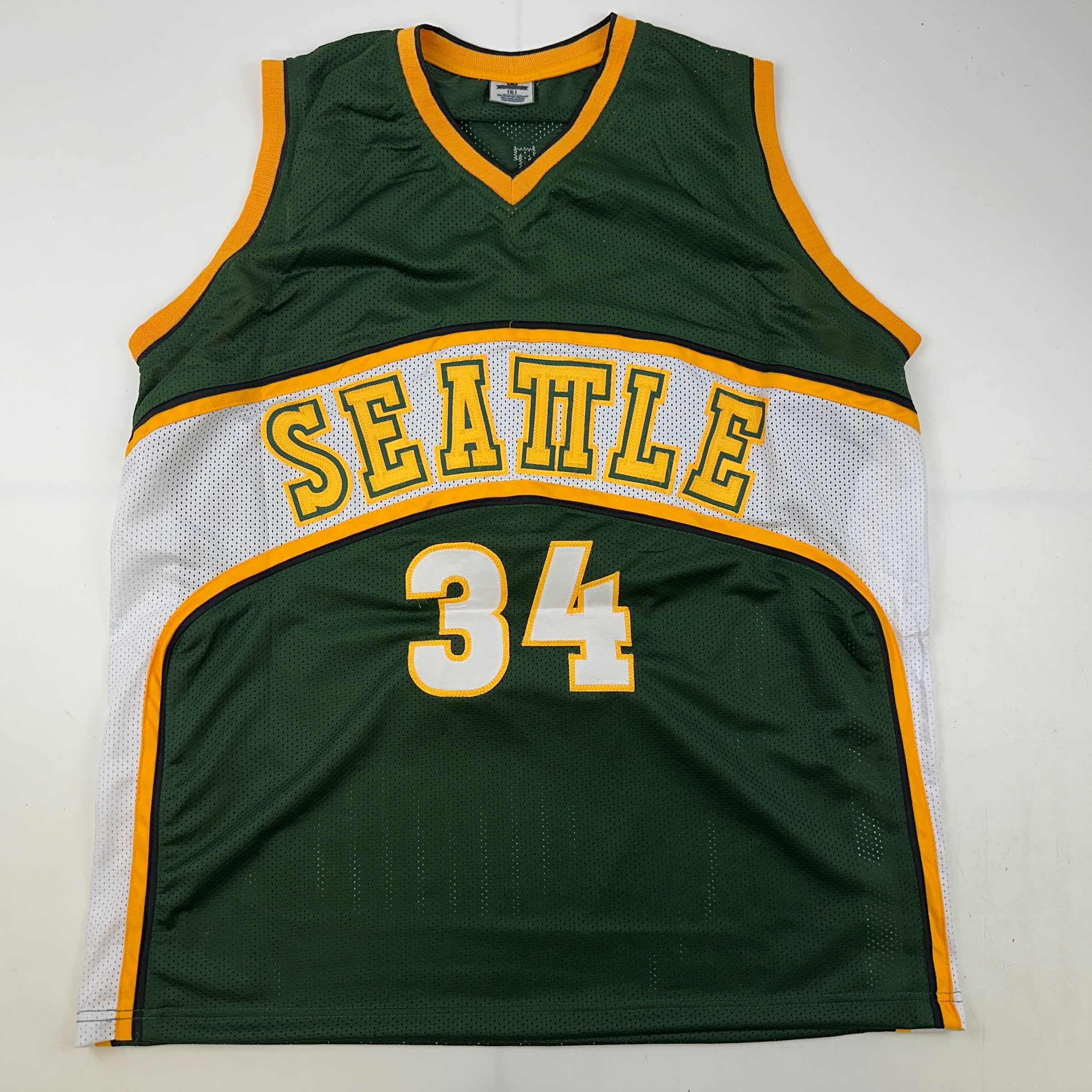 autographed-signed-ray-allen-seattle-green-basketball-jersey-beckett-bas-coa
