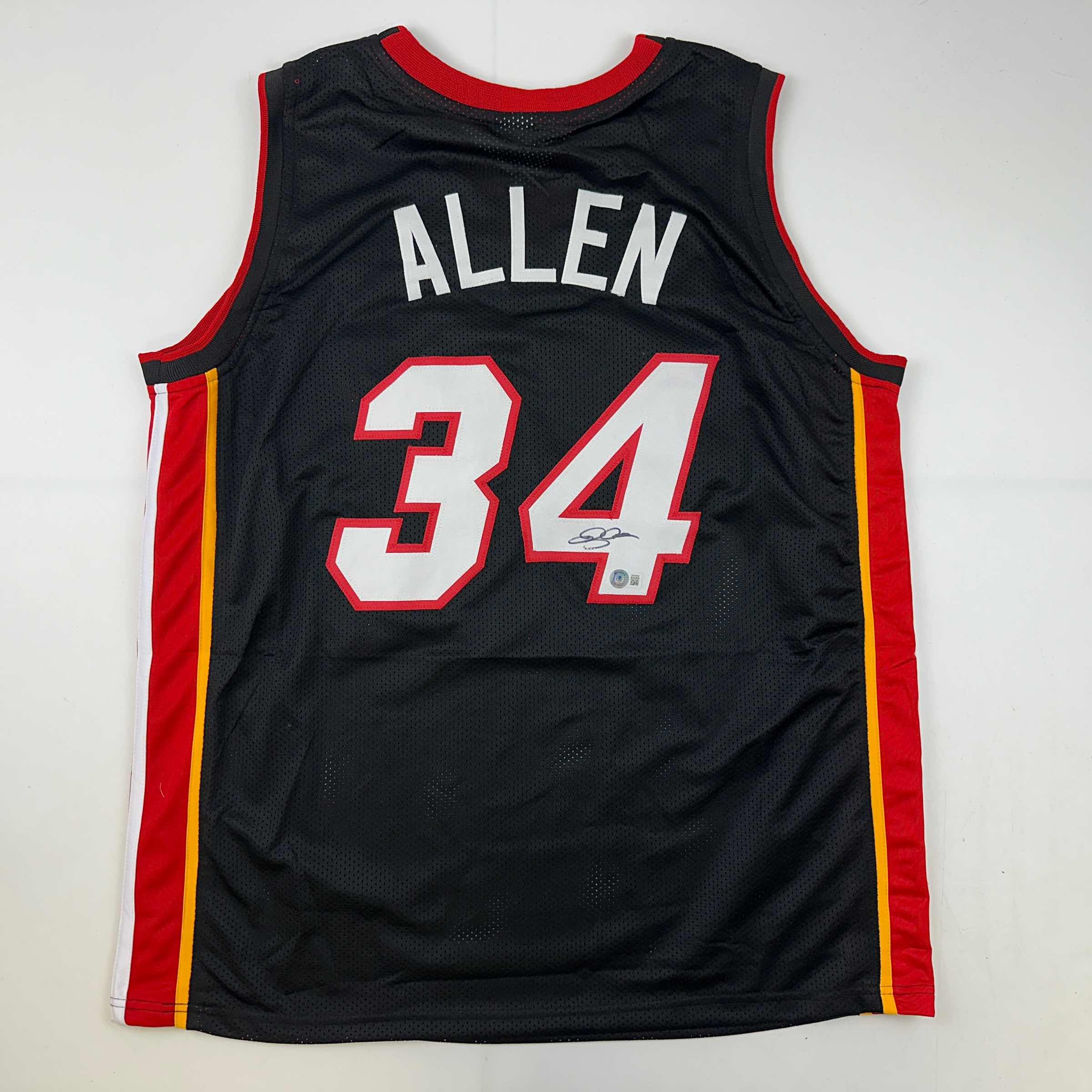 autographed-signed-ray-allen-miami-black-basketball-jersey-beckett-bas-coa