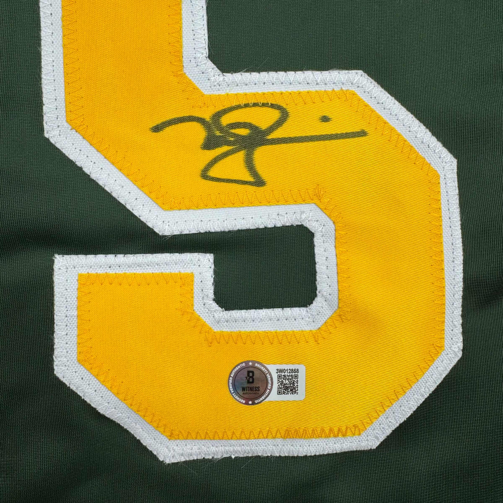 autographed-signed-mark-mcgwire-oakland-green-baseball-jersey-beckett-bas-coa