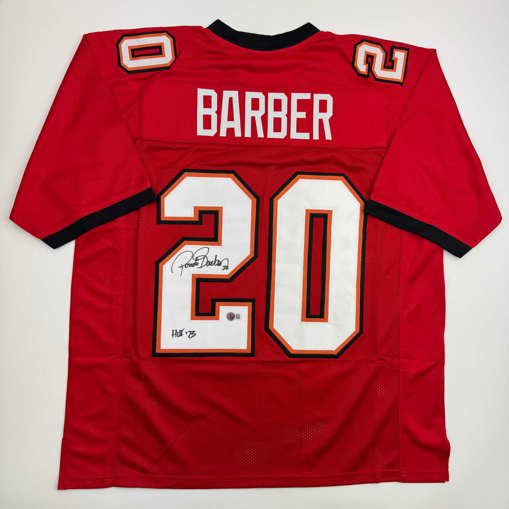 autographed-signed-ronde-barber-hof-23-tampa-bay-red-football-jersey-beckett-bas-coa