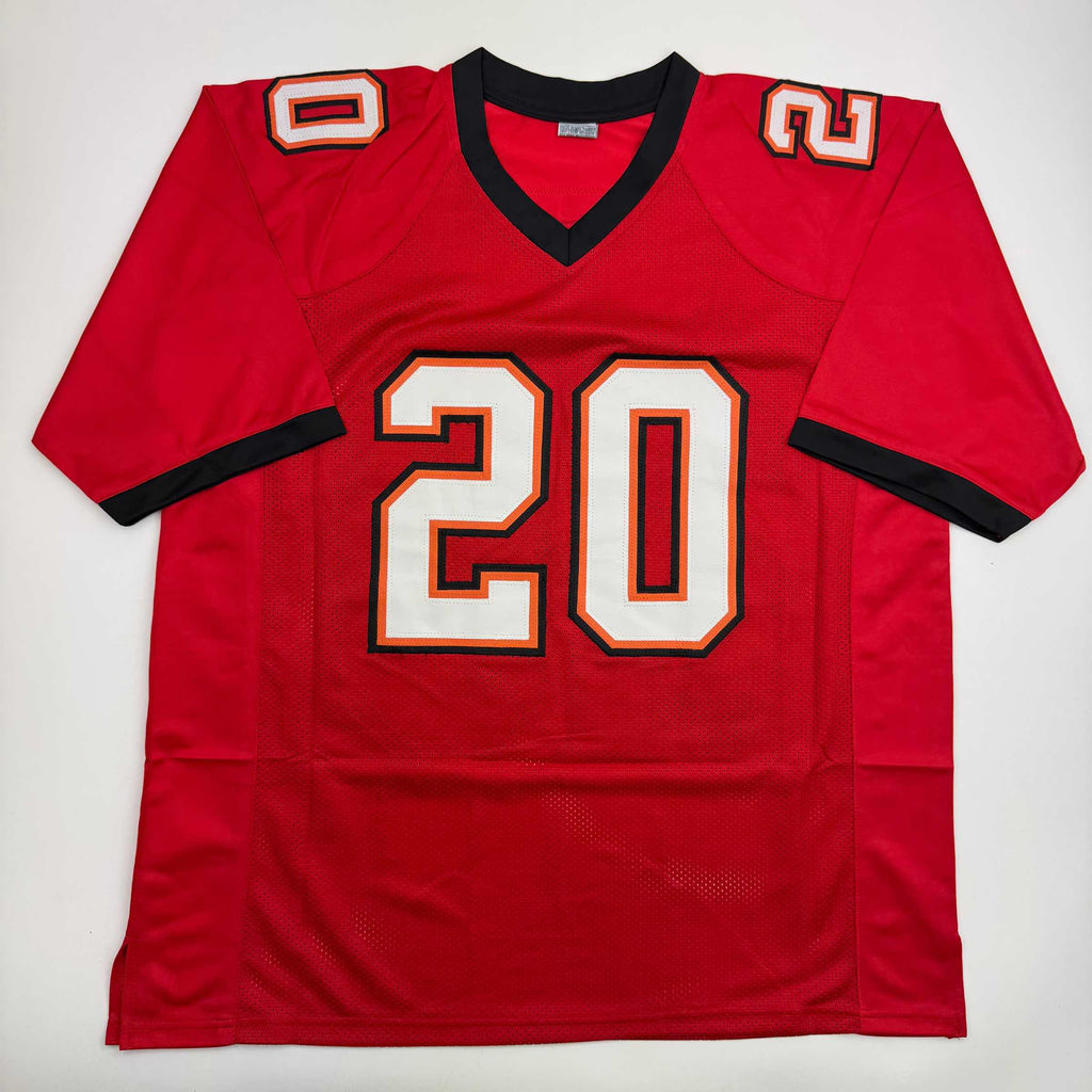autographed-signed-ronde-barber-hof-23-tampa-bay-red-football-jersey-beckett-bas-coa