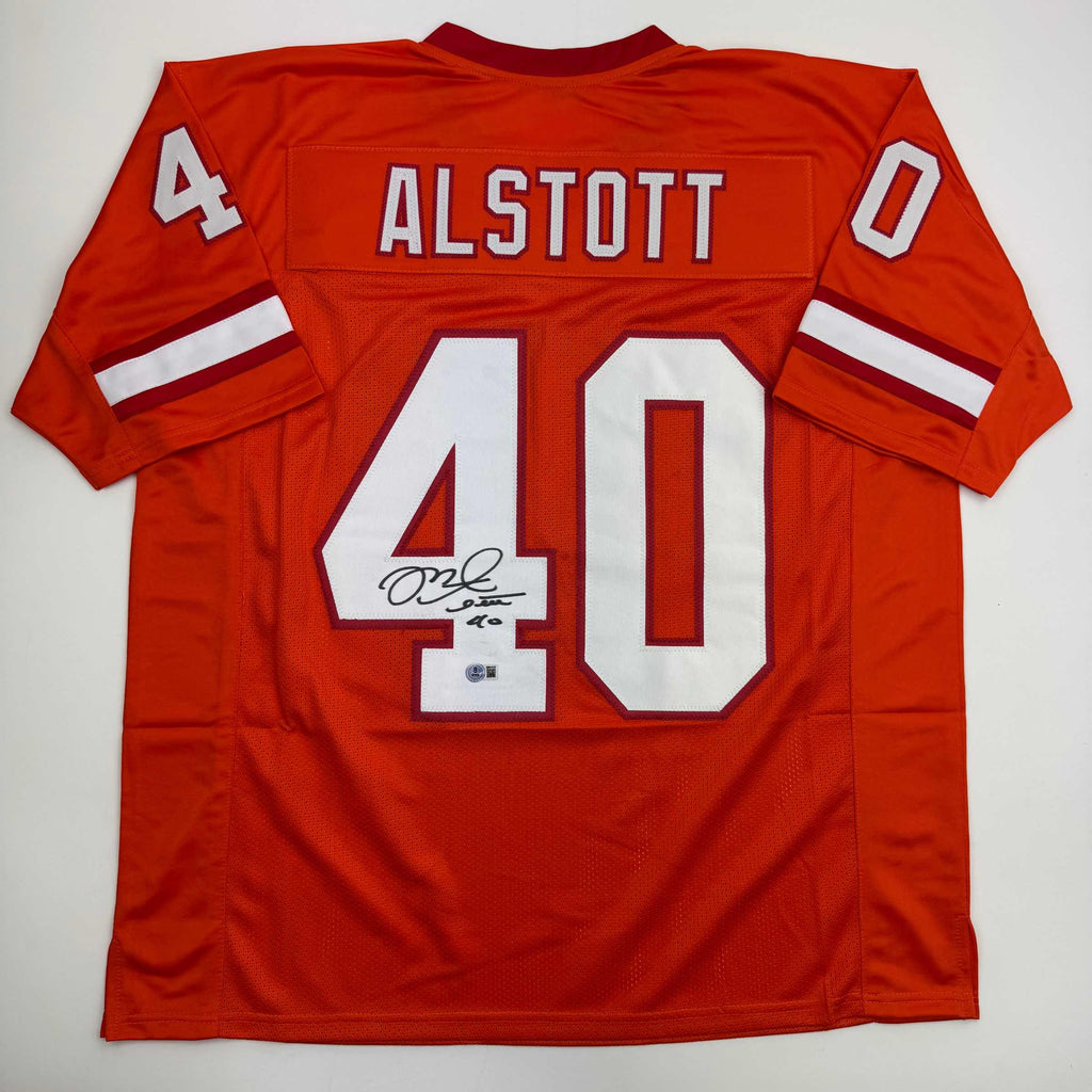 autographed-signed-mike-alstott-tampa-bay-orange-creamsicle-football-jersey-beckett-bas-coa
