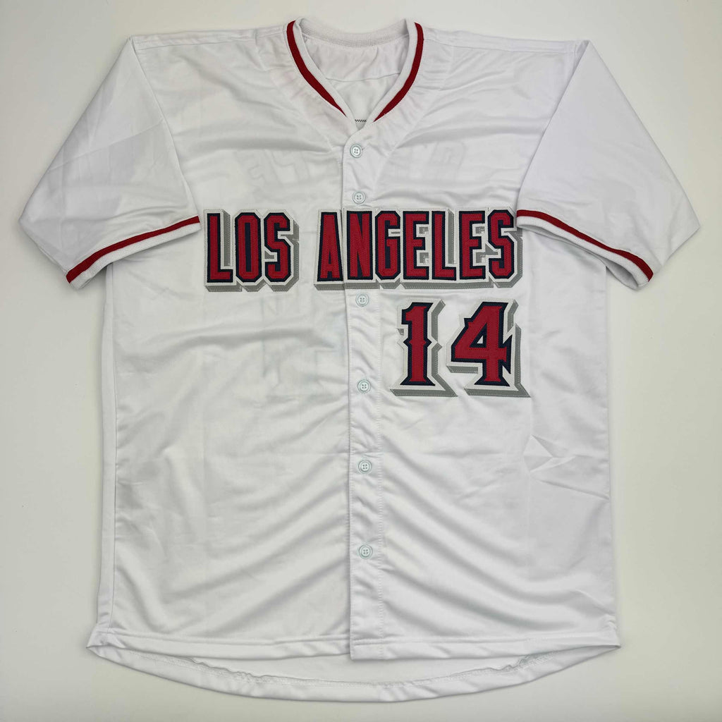 autographed-signed-logan-ohoppe-los-angeles-la-anaheim-white-baseball-jersey-beckett-bas-coa