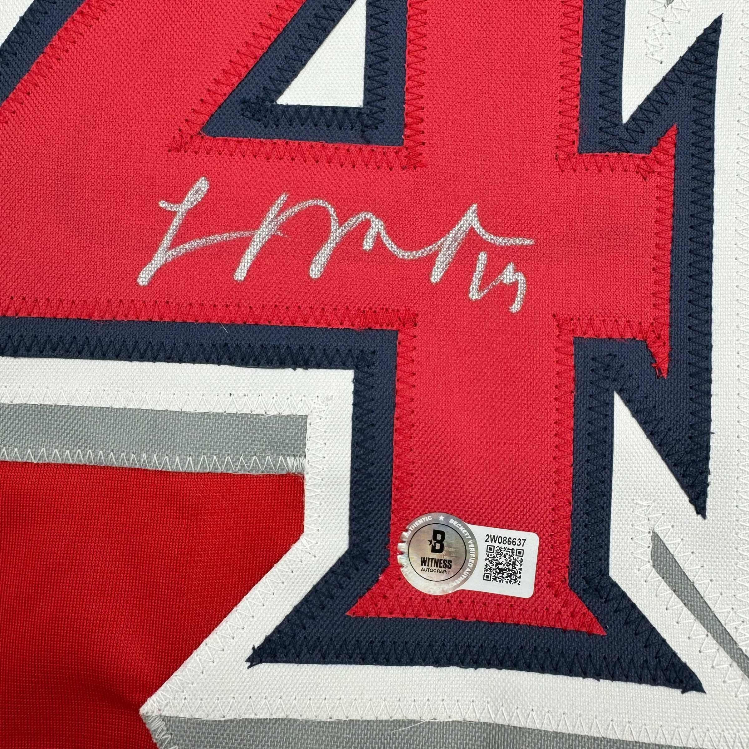 autographed-signed-logan-ohoppe-los-angeles-la-anaheim-red-baseball-jersey-beckett-bas-coa