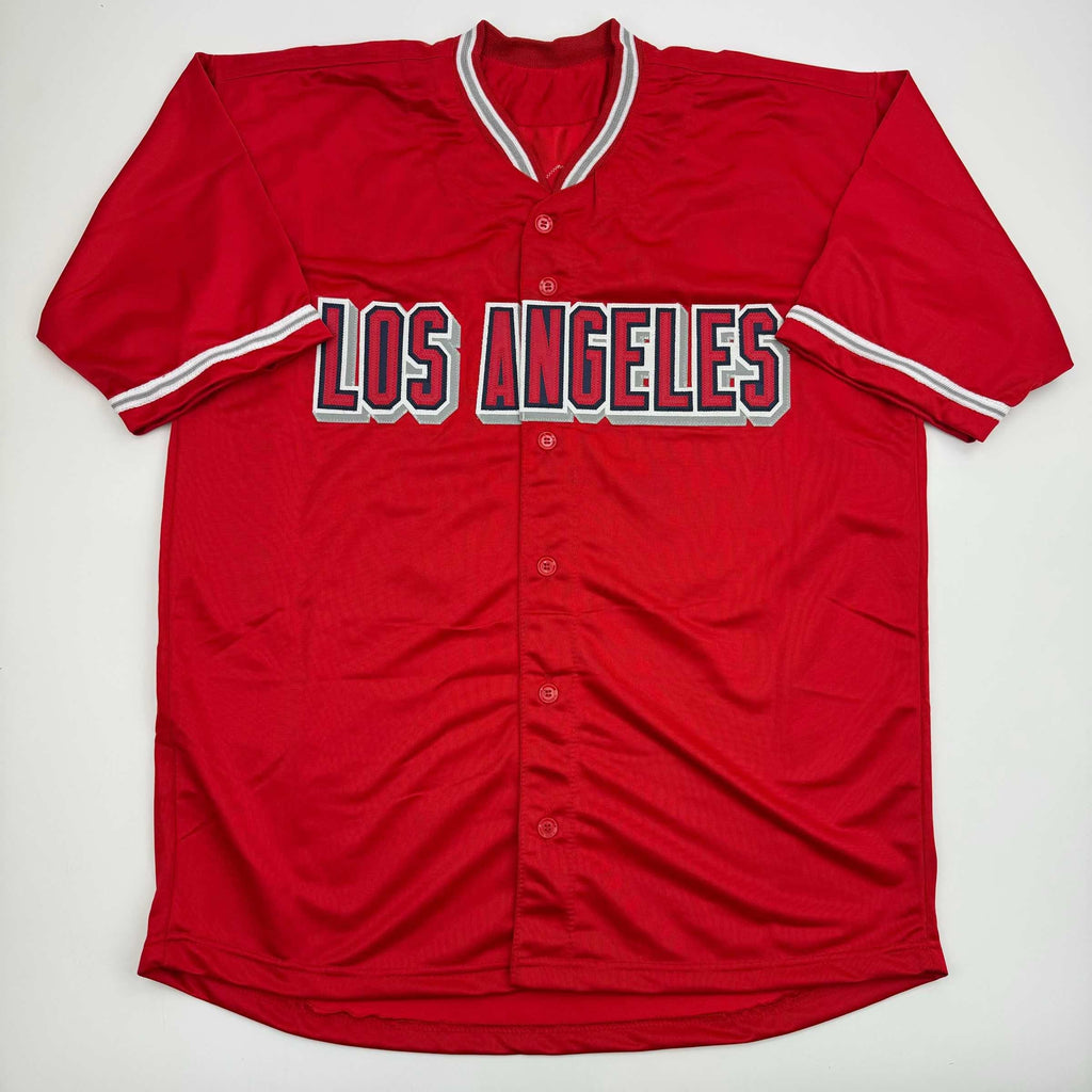 autographed-signed-logan-ohoppe-los-angeles-la-anaheim-red-baseball-jersey-beckett-bas-coa