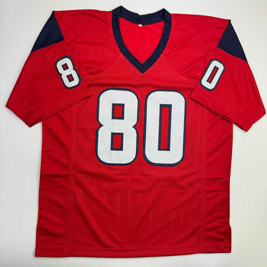 autographed-signed-andre-johnson-hof-24-houston-texans-red-football-jersey-jsa-coa