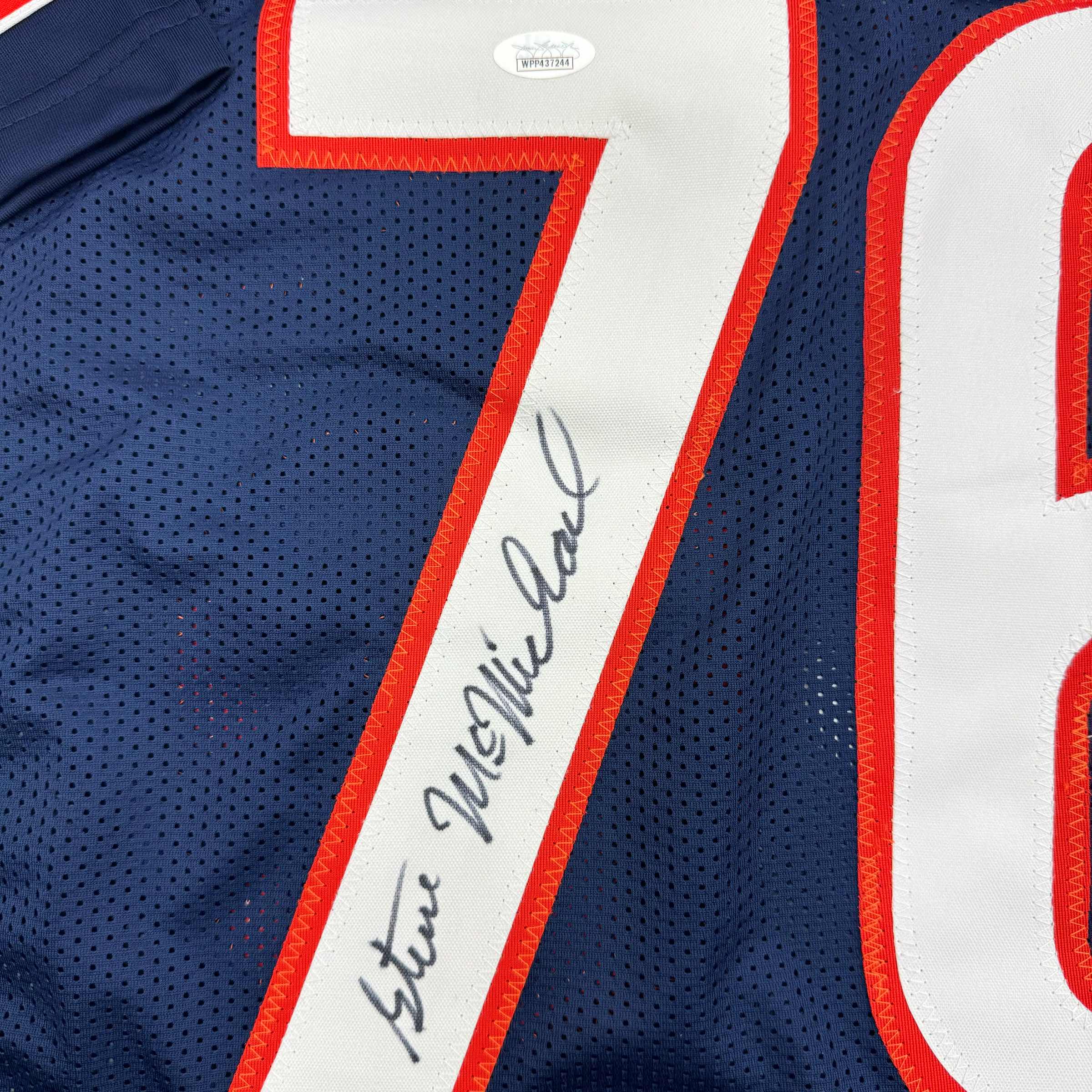 autographed-signed-steve-mcmichael-chicago-blue-football-jersey-jsa-coa