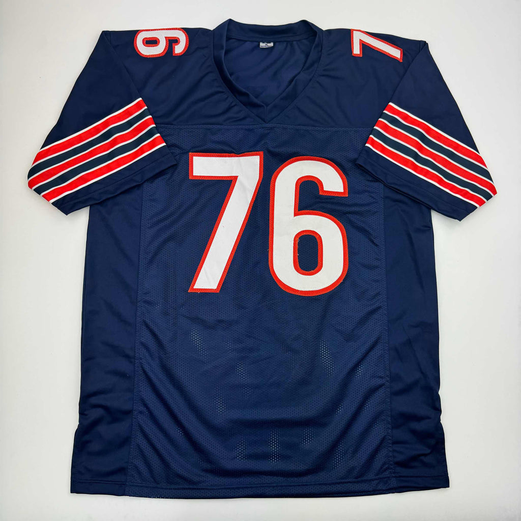 autographed-signed-steve-mcmichael-chicago-blue-football-jersey-jsa-coa