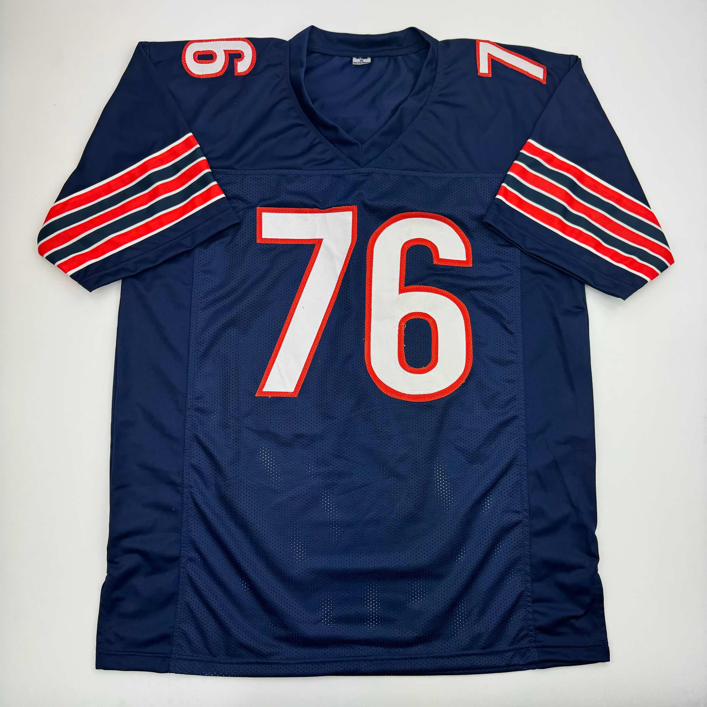 autographed-signed-steve-mcmichael-chicago-blue-football-jersey-jsa-coa