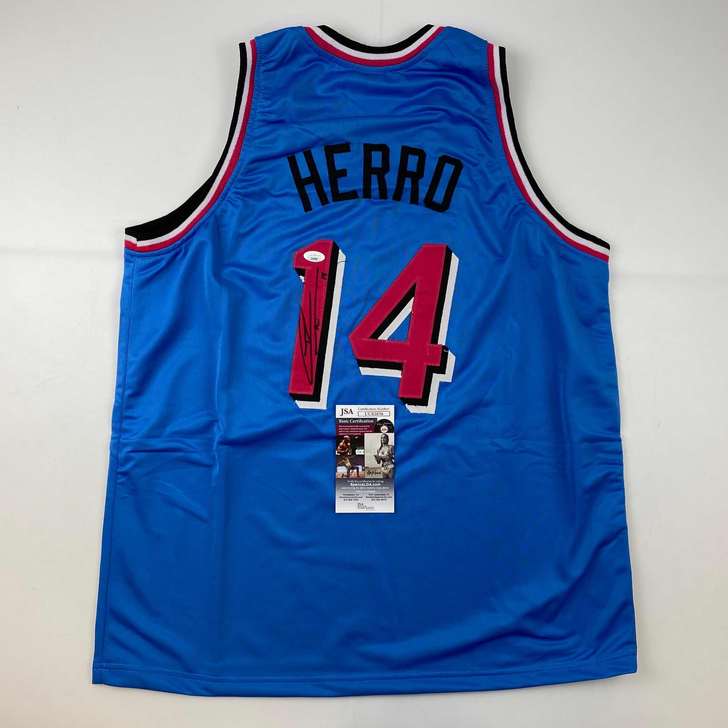 autographed-signed-tyler-herro-miami-blue-vice-city-basketball-jersey-jsa-coa