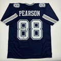 autographed-signed-drew-pearson-dallas-navy-football-jersey-beckett-bas-coa
