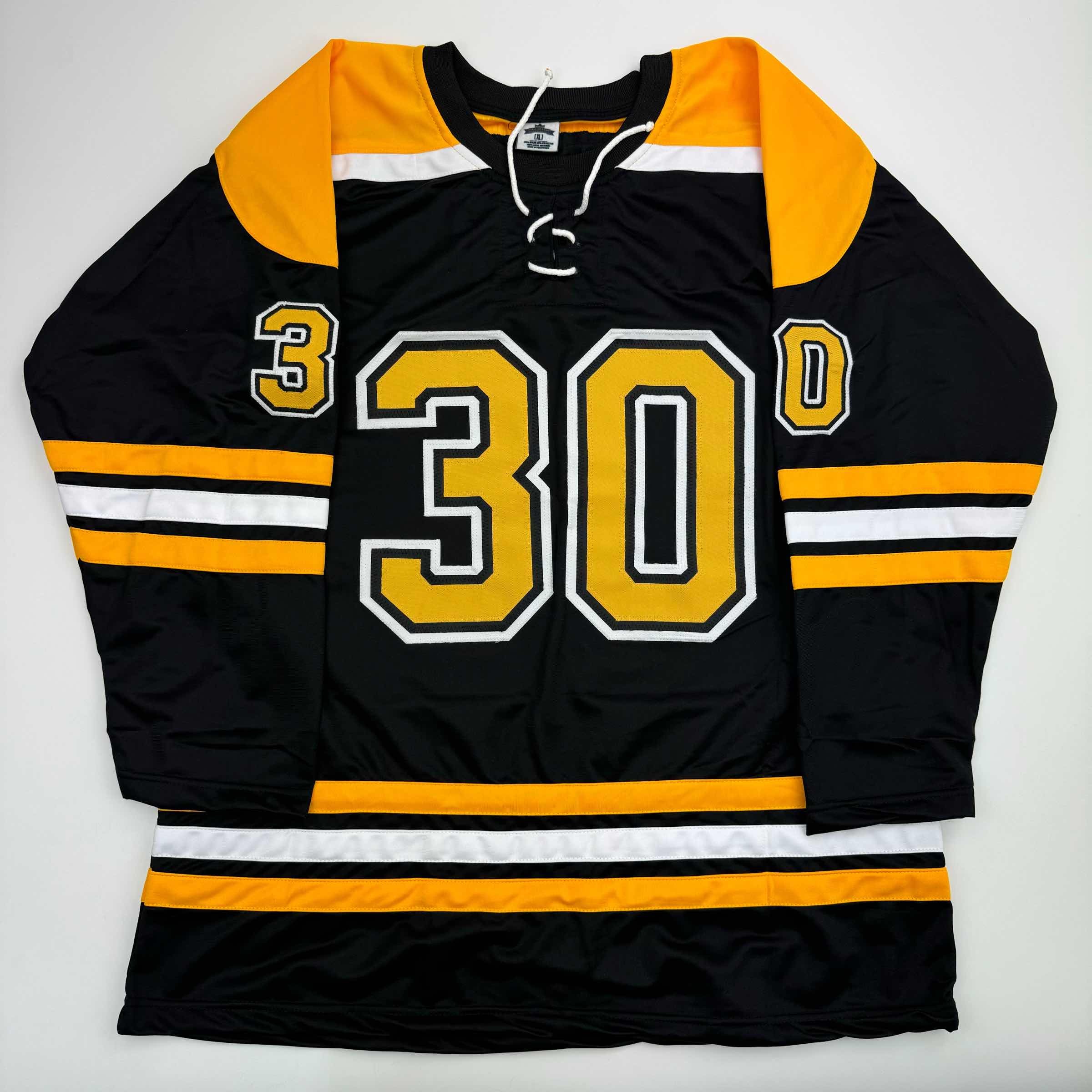 autographed-signed-tim-thomas-boston-black-hockey-jersey-jsa-coa