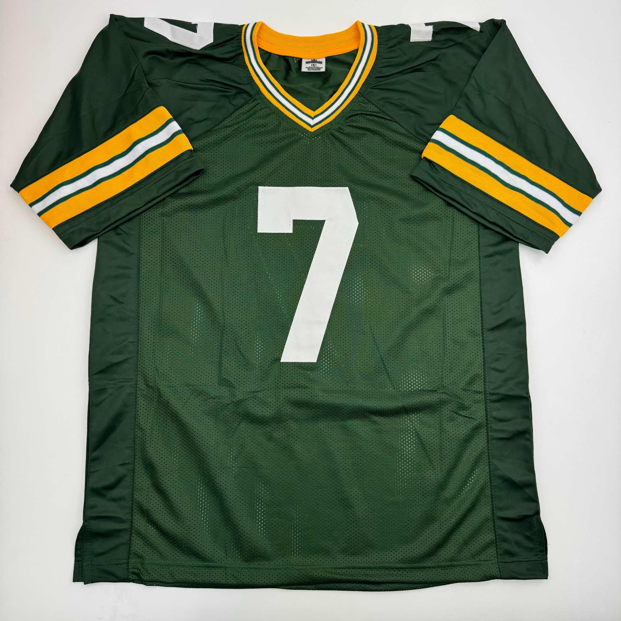 autographed-signed-don-majkowski-green-bay-green-football-jersey-jsa-coa