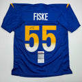 autographed-signed-braden-fiske-los-angeles-la-blue-football-jersey-jsa-coa