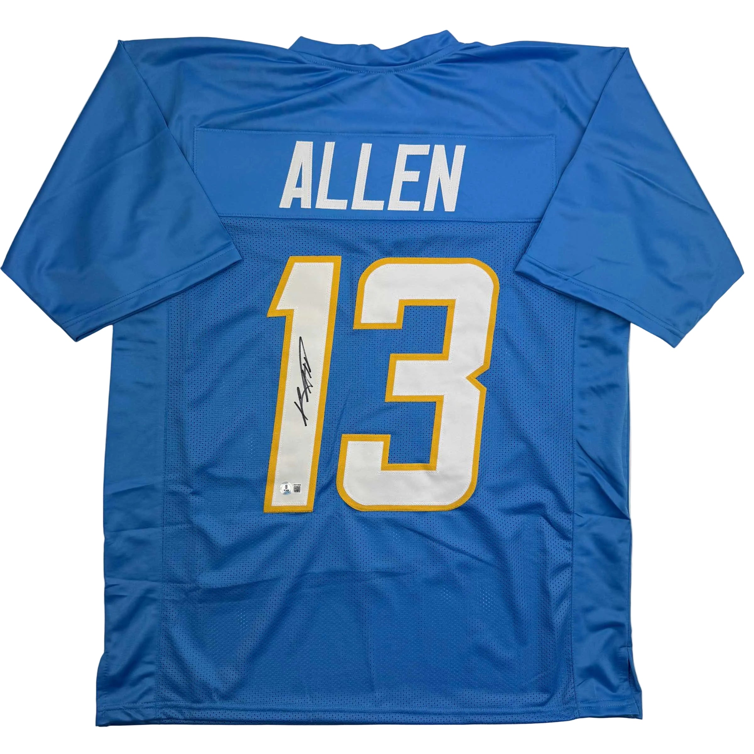 autographed-signed-keenan-allen-los-angeles-la-powder-blue-football-jersey-beckett-bas-coa