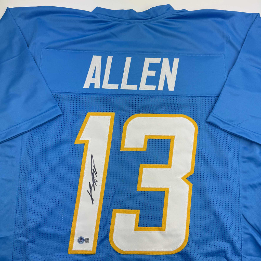 autographed-signed-keenan-allen-los-angeles-la-powder-blue-football-jersey-beckett-bas-coa