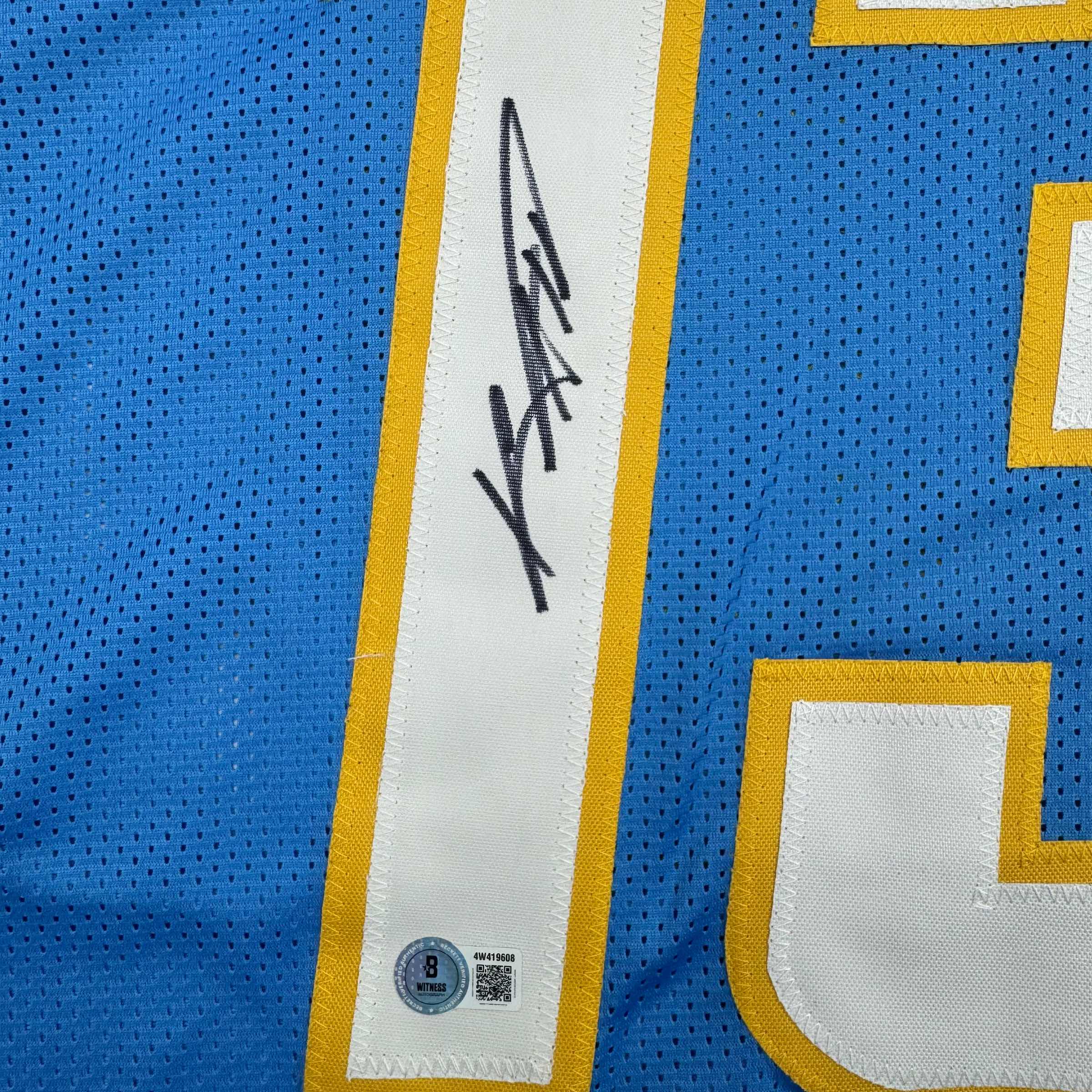 autographed-signed-keenan-allen-los-angeles-la-powder-blue-football-jersey-beckett-bas-coa