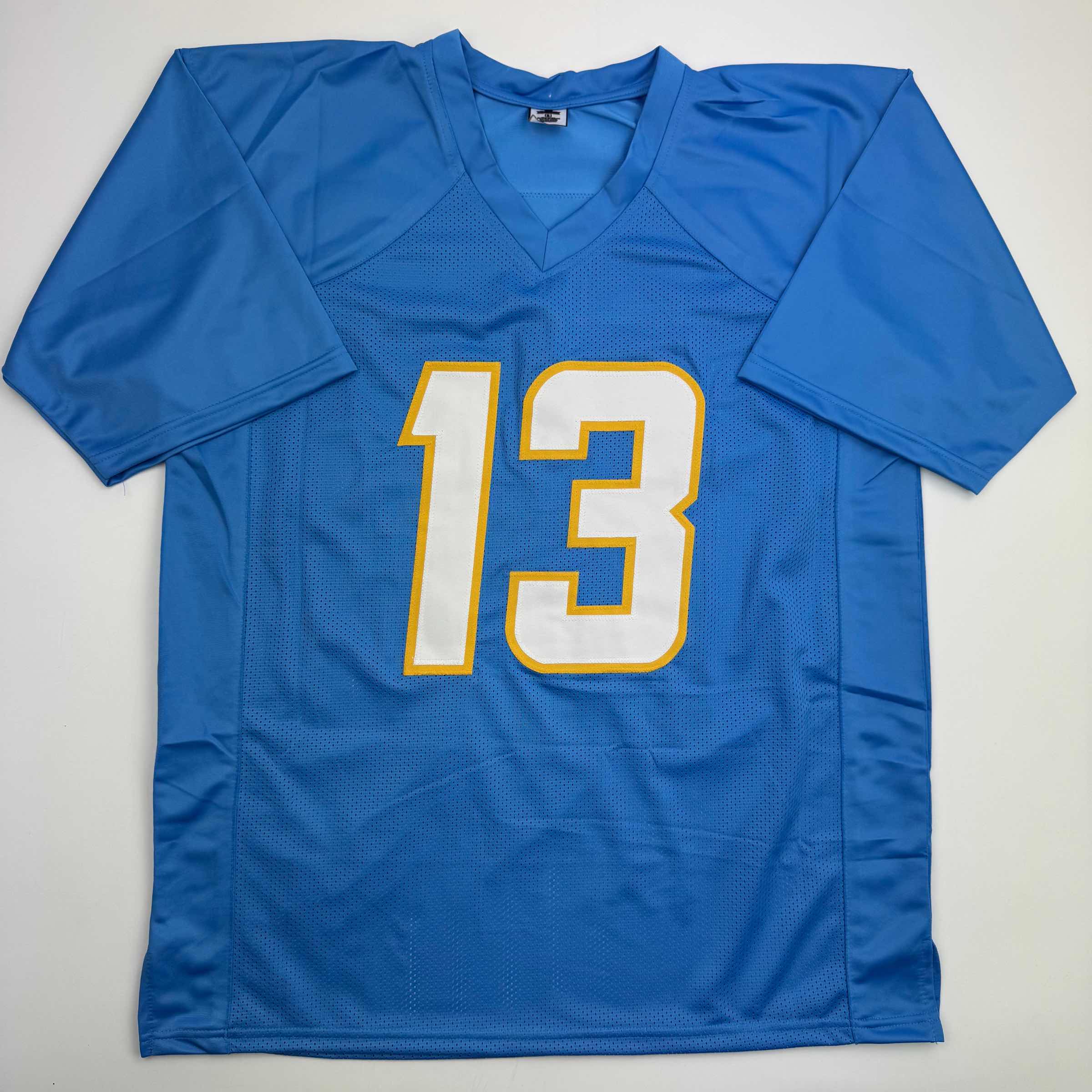 autographed-signed-keenan-allen-los-angeles-la-powder-blue-football-jersey-beckett-bas-coa