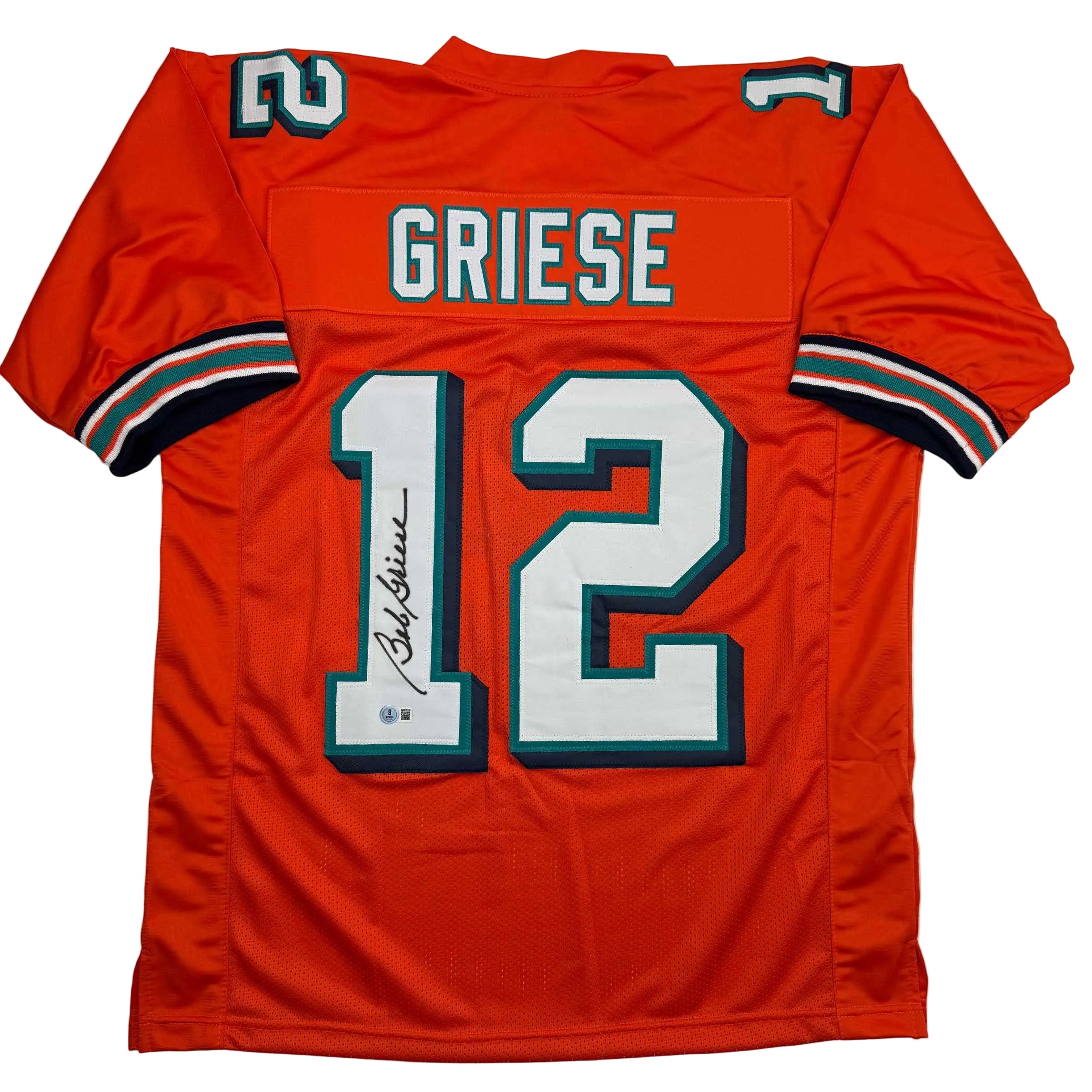 autographed-signed-bob-griese-miami-orange-football-jersey-jsa-coa