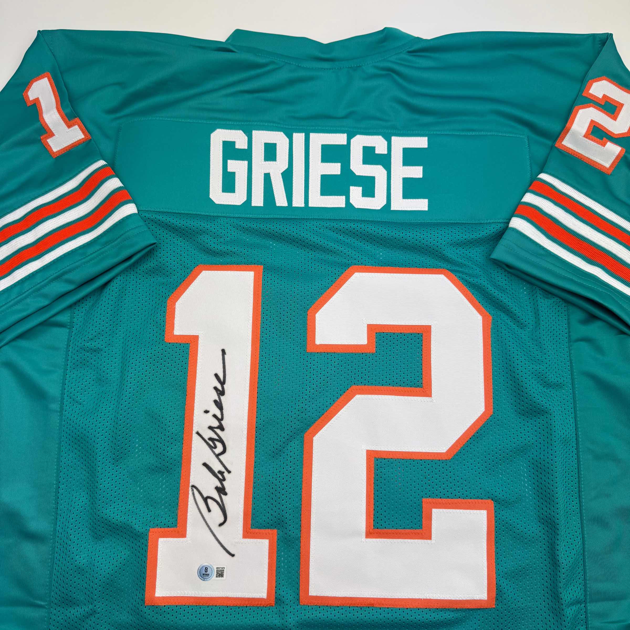 autographed-signed-bob-griese-miami-teal-football-jersey-jsa-coa