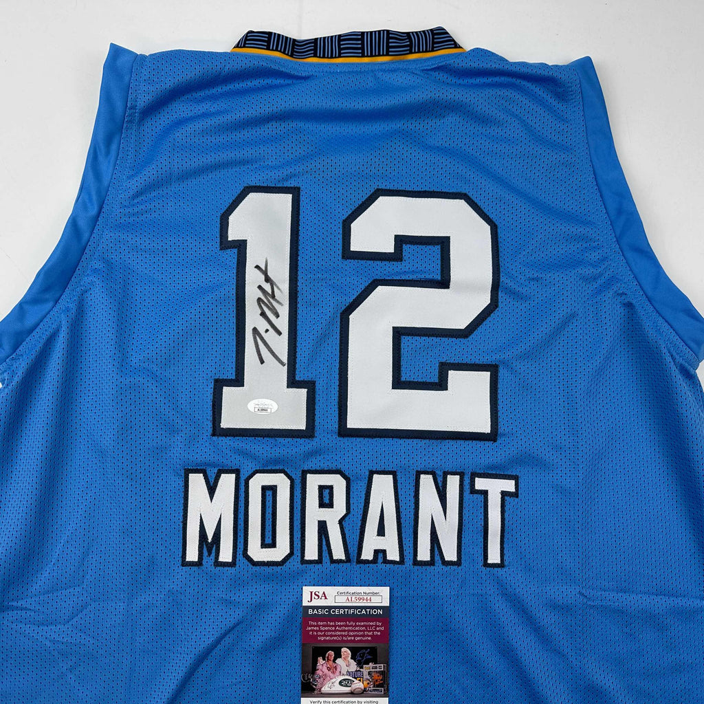 autographed-signed-ja-morant-memphis-light-blue-basketball-jersey-jsa-coa