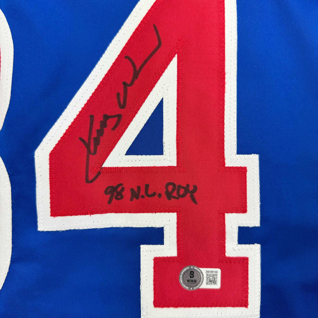 autographed-signed-kerry-wood-98-roy-chicago-blue-baseball-jersey-beckett-bas-coa