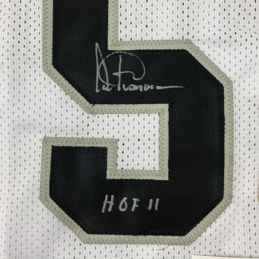 autographed-signed-artis-gilmore-hof-11-san-antonio-white-basketball-jersey-jsa-coa