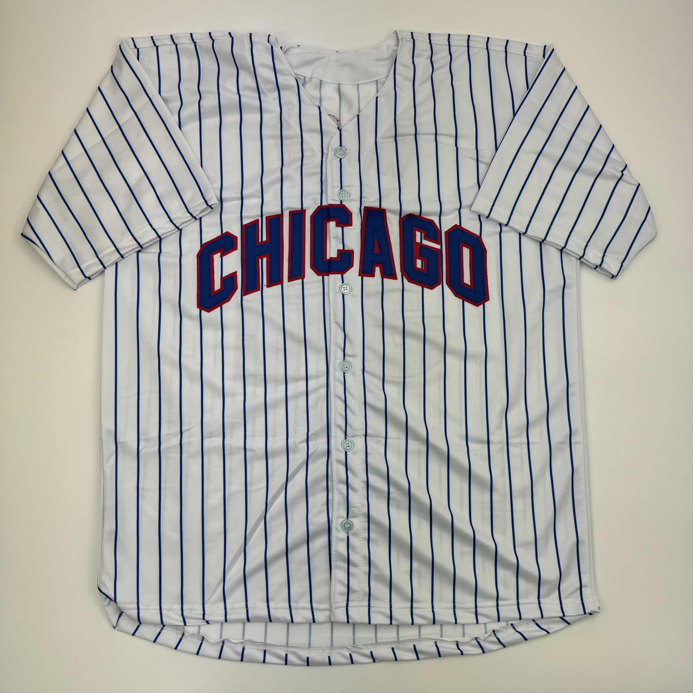 autographed-signed-kerry-wood-98-roy-chicago-pinstripe-baseball-jersey-beckett-bas-coa