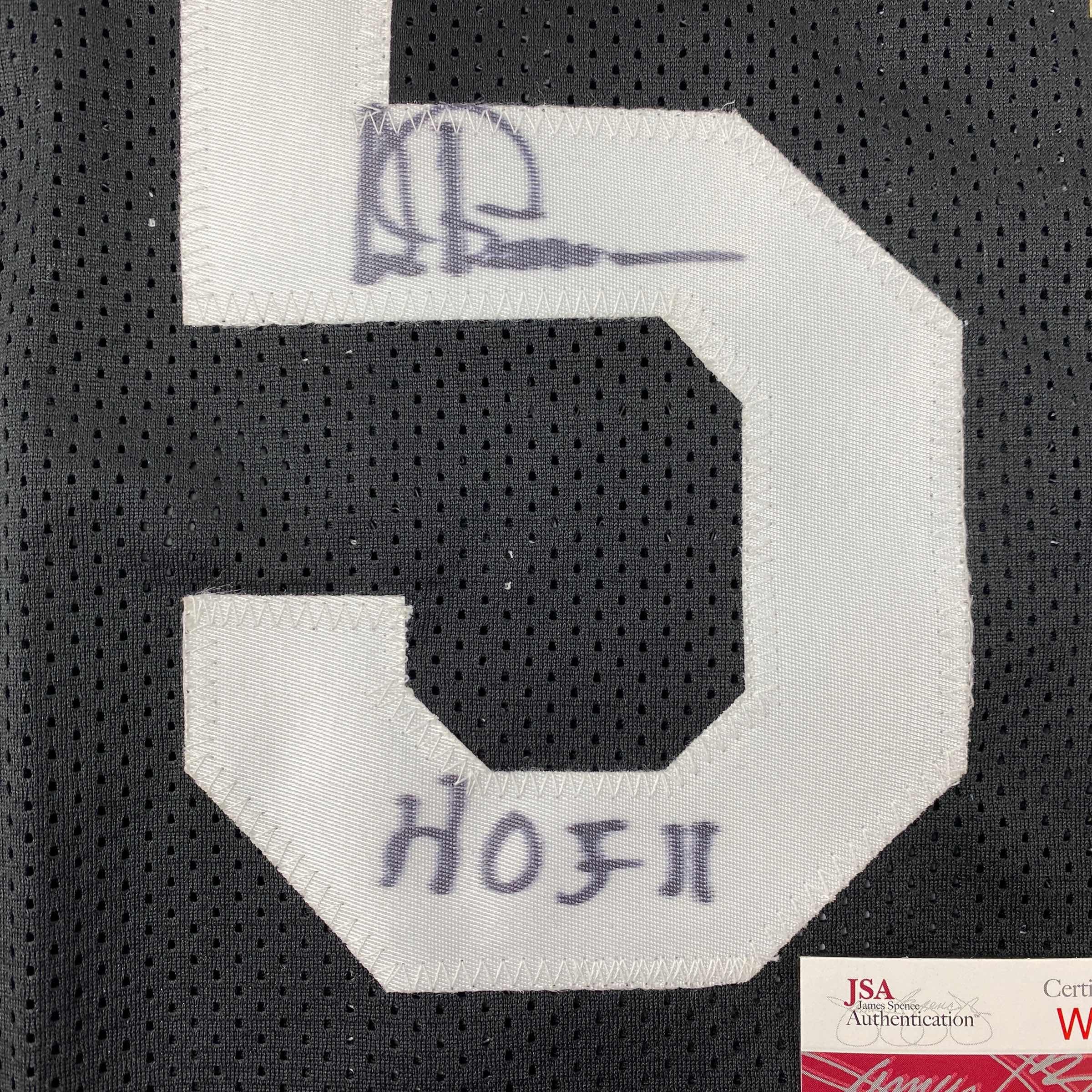 autographed-signed-artis-gilmore-hof-11-san-antonio-black-basketball-jersey-jsa-coa