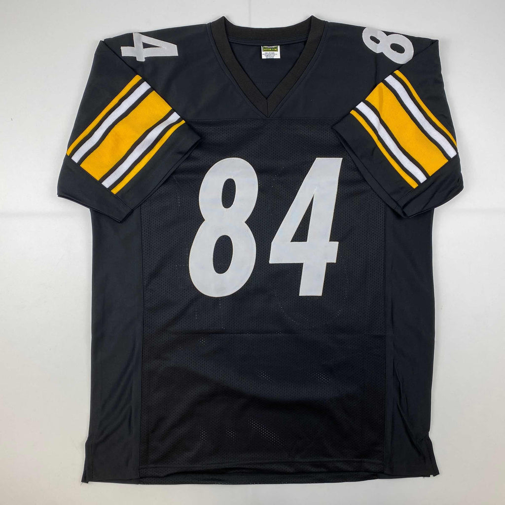 autographed-signed-antonio-brown-pittsburgh-black-football-jersey-jsa-coa