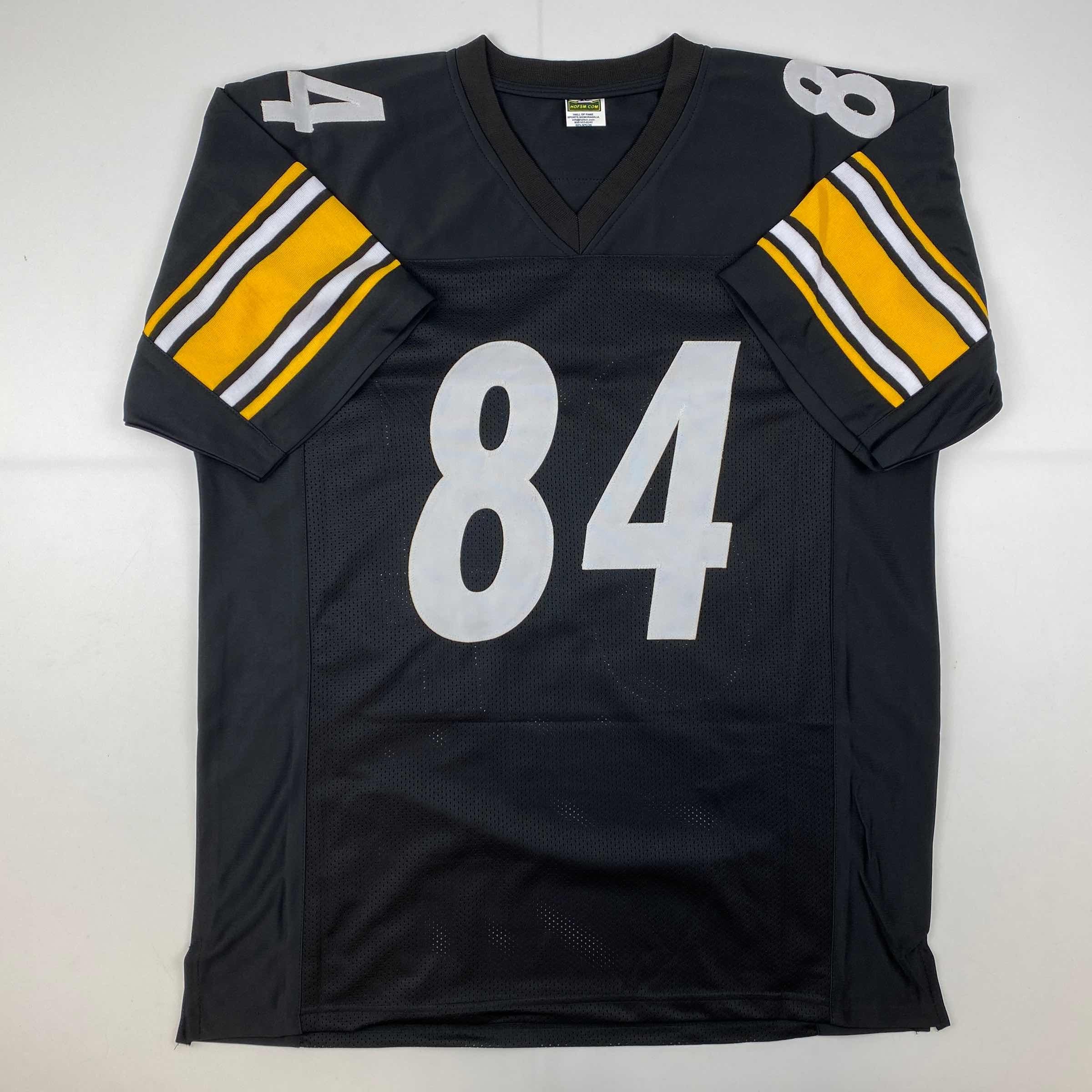 autographed-signed-antonio-brown-pittsburgh-black-football-jersey-jsa-coa