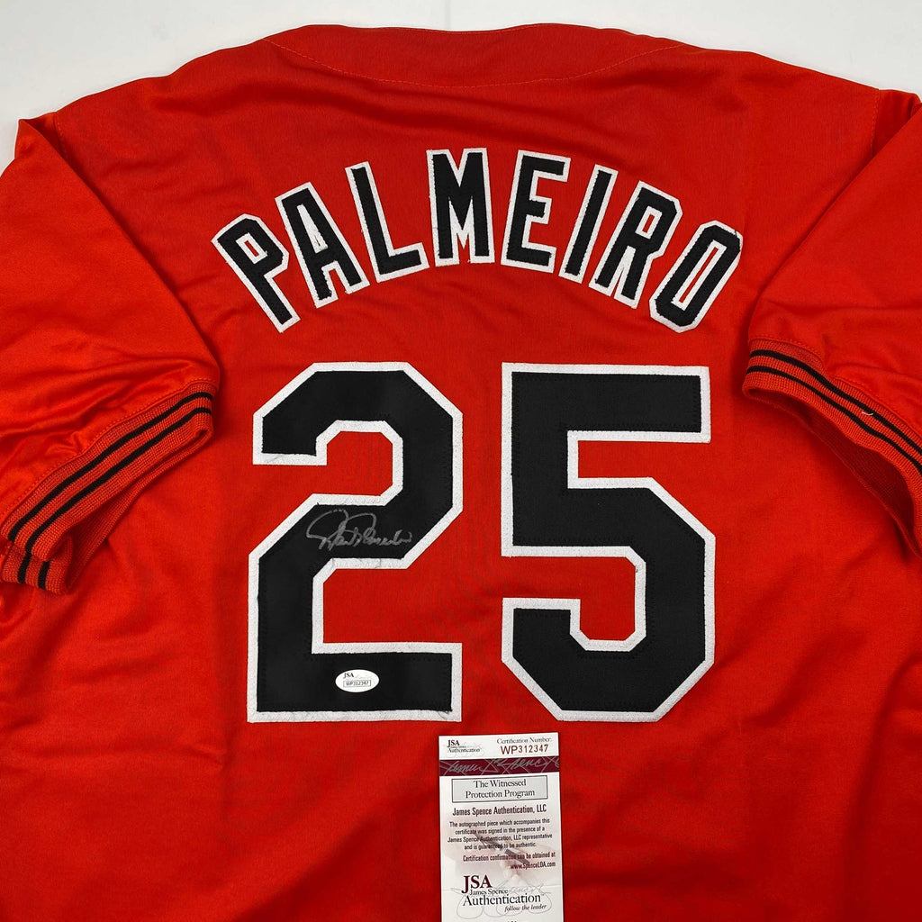 autographed-signed-rafael-palmeiro-baltimore-orange-baseball-jersey-jsa-coa