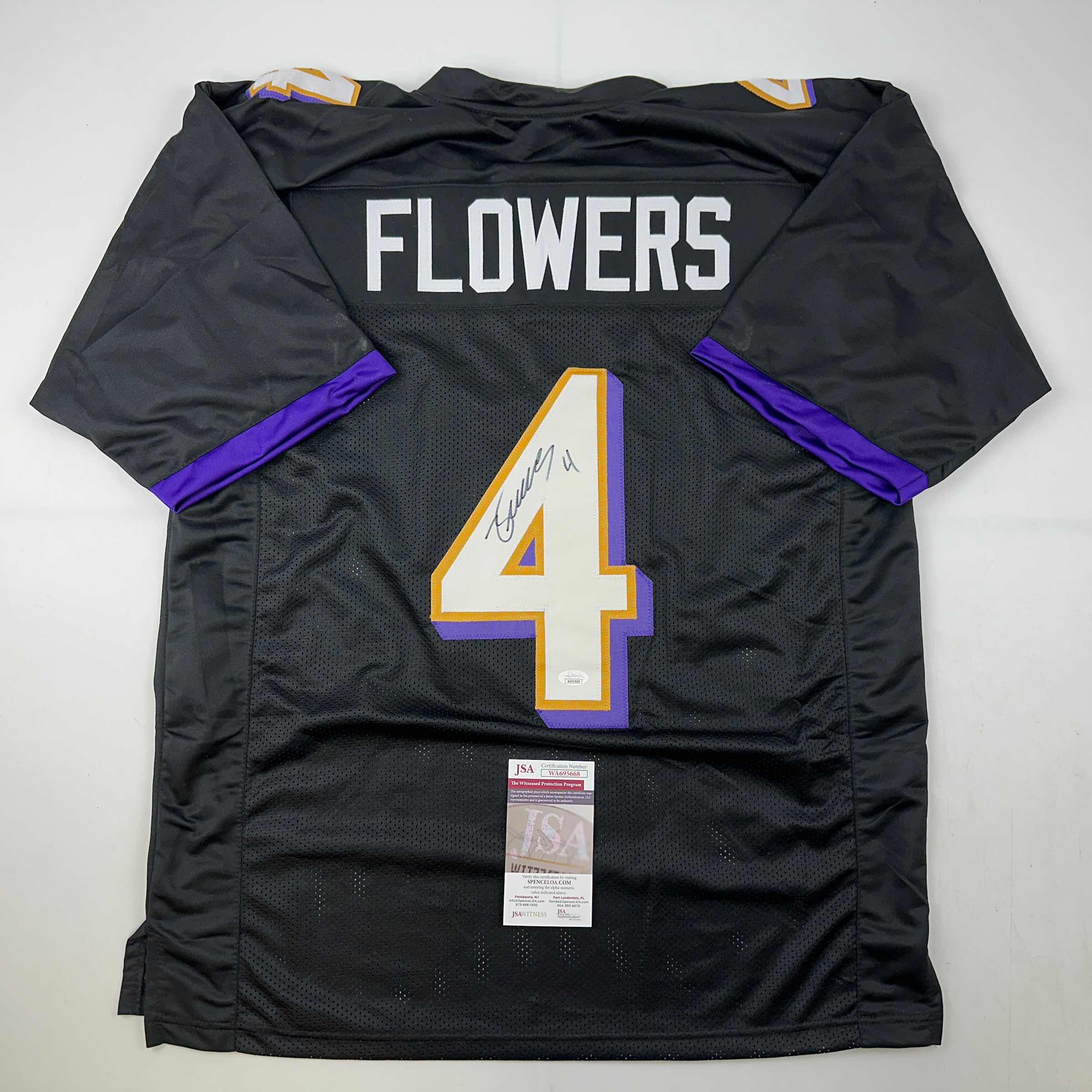 autographed-signed-zay-flowers-baltimore-black-football-jersey-jsa-coa